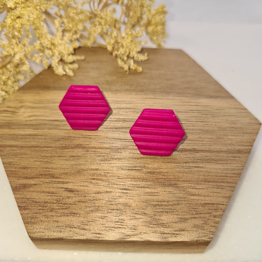 HEXAGON STUD